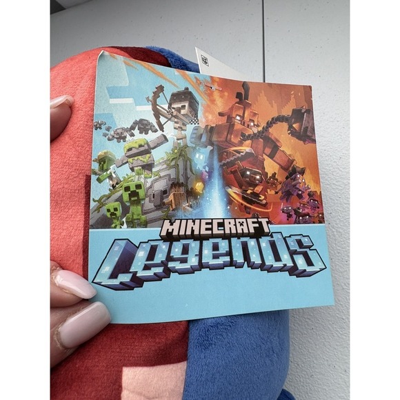 Minecraft legends Ranger Pillow plush Video Game 19 Inch Stuffed MoJang NWT - Picture 2 of 5